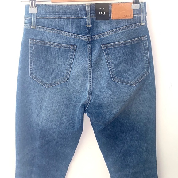 (A7) Able The High Rise Blue Jeans, Size 28, NWT - Picture 11 of 13
